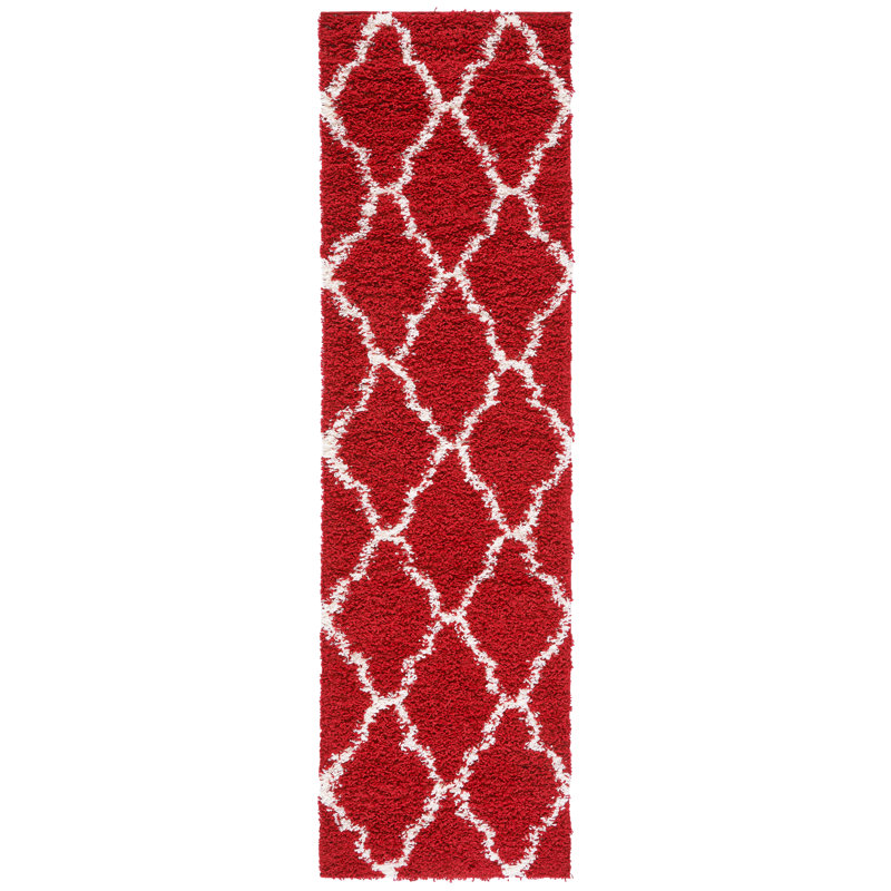 Sgd-Dallas Shag Performance Geometric Rug, Runner 2'3" x 8'