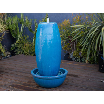 Narrow Drum Shape Fountain By 