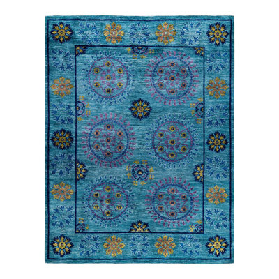 Overyed One-of-a-Kind Rectangle 6'2" X 8'3" Hand Knotted Area Rug