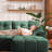 Ergonomic Single Seater Sofa With Throw Pillows