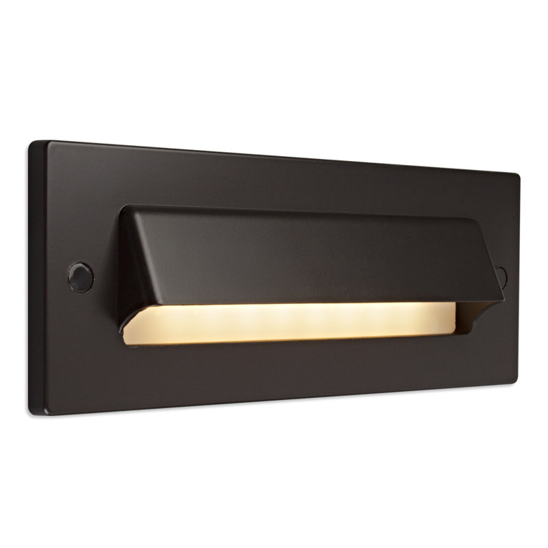 Integrated LED Metal Step Light, Bronze