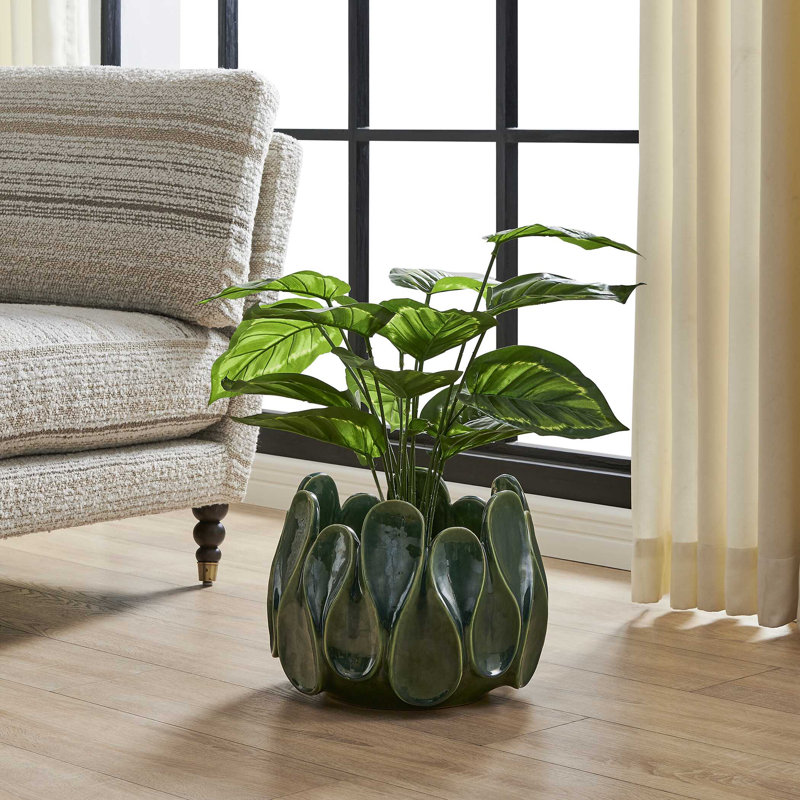 Uttermost Petal Pinch Indoor-Outdoor Bowl