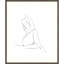 «Nude Contour S Croquis I», reproduction de photo encadrée sur papier-1009446366-1009446365