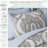Piece Blue Jacquard Bedding Sets, Full Queen Comforter Set, Modern Bedroom