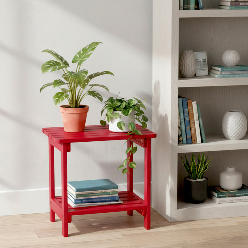 Table d'appoint Casner, Rouge piment