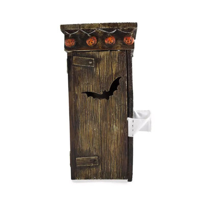 Outdoor Mummy Ghost Resin Statue For Halloween Toilet Decoration