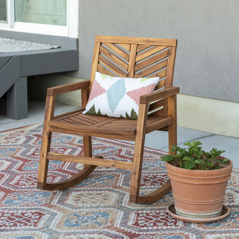 Harbison Acacia Outdoor Chair, Brown
