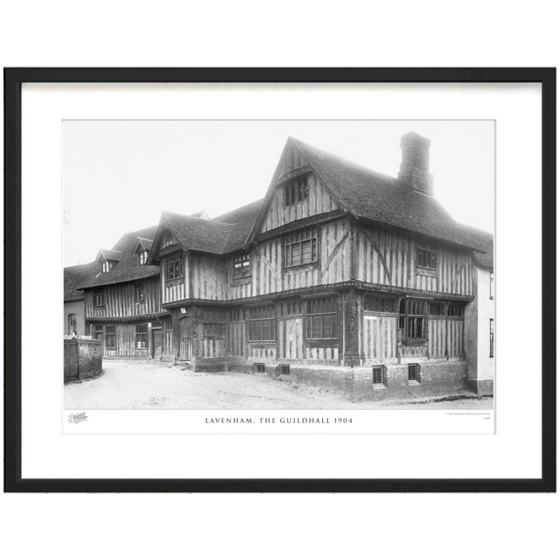 Lavenham, The Guildhall 1904 by Francis Frith - Single Picture Frame Print, 40cm H x 50cm W x 2.3cm D