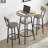 3-Piece Counter Height Round Bar Table Set-110476222-81655760