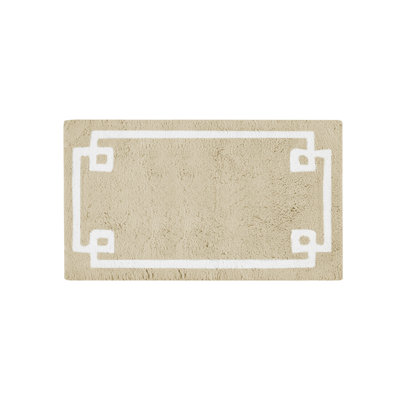 Tapis de bain en coton touffeté