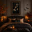 Art gothique sur toile, femme gothique et couronné-1269263399