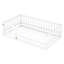 Lit de plancher simple - bois de pin blanc, pin espace, amusant pour