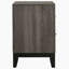 Table de chevet 2 tiroirs Grey Oak