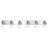 Stover Seeded Glass/Iron Modern Contemporary LED Vanity Light-1836083962-1836083953