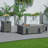 Rectangle Magnesium Oxide Propane Smokeless Fire Pit Table with Hidden Fuel Tank-578289020