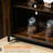Rustic Brown Industrial Kitchen Sideboard With Adjustable Shelves. And Steel. 47.25" W X 13" D 30.25" H. Assemble Cabinet. Doors For Preservation. Shelves Versatile Usage. Suited Kitchen, Living