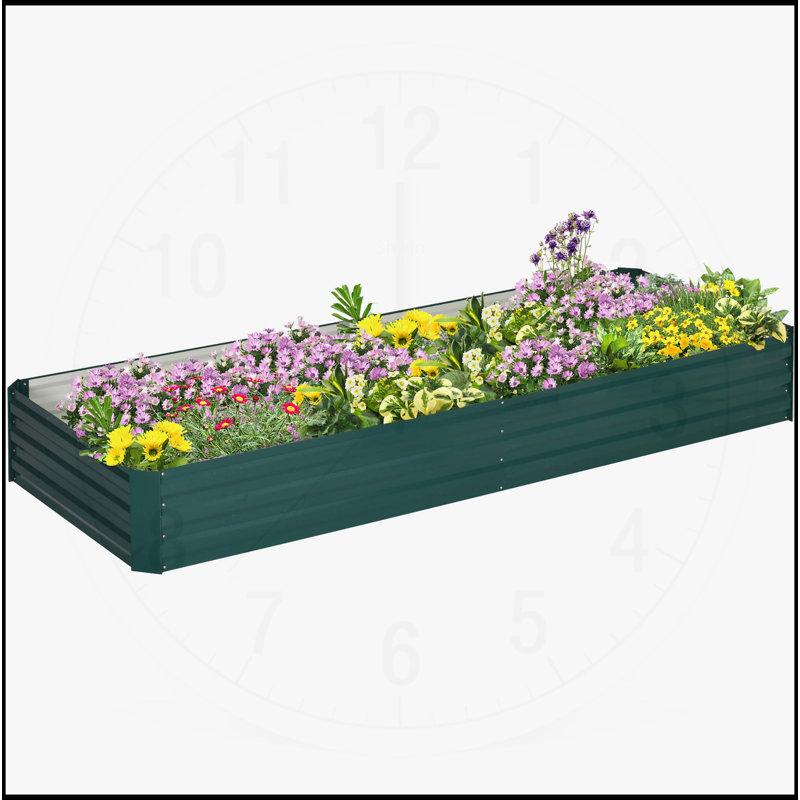Boîte à fleurs en métal