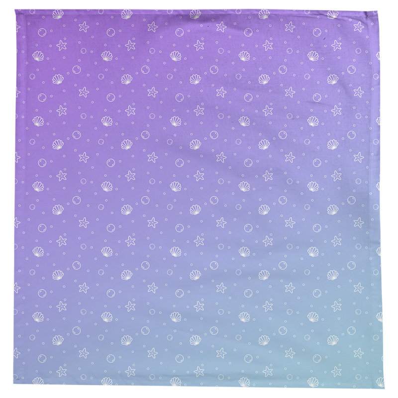 Nappe à motif Leffel, Mauve / Bleu