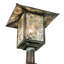 Seneca Lotus Leaf And Dragonfly 1 - Light Lantern Head