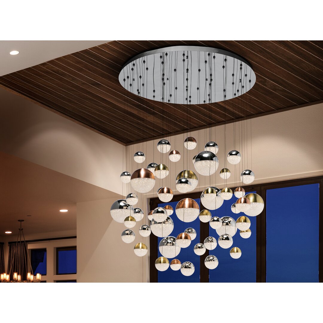 LED-Cluster-Pendelleuchte 55-flammig Arrey