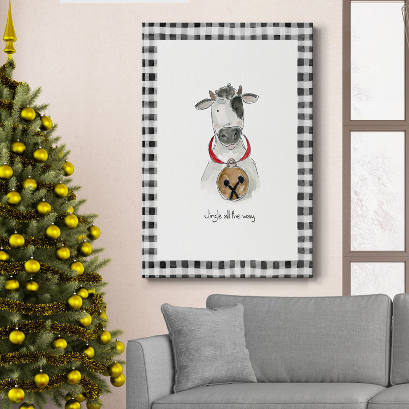 " Jingle Cow ", 48" H x 32" W x 1" D