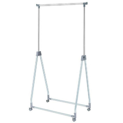 Linhart 36'' Metal Rolling Industrial Pipe Clothing Rack