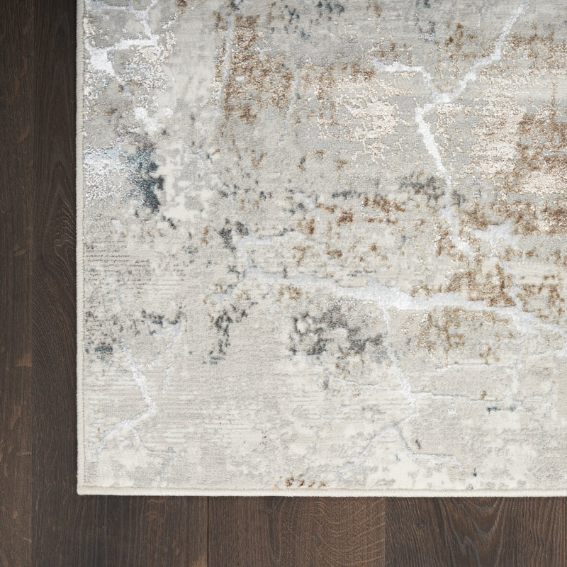 Briyith Abstract Indoor Rug, Rectangle 5'3" x 7'3"