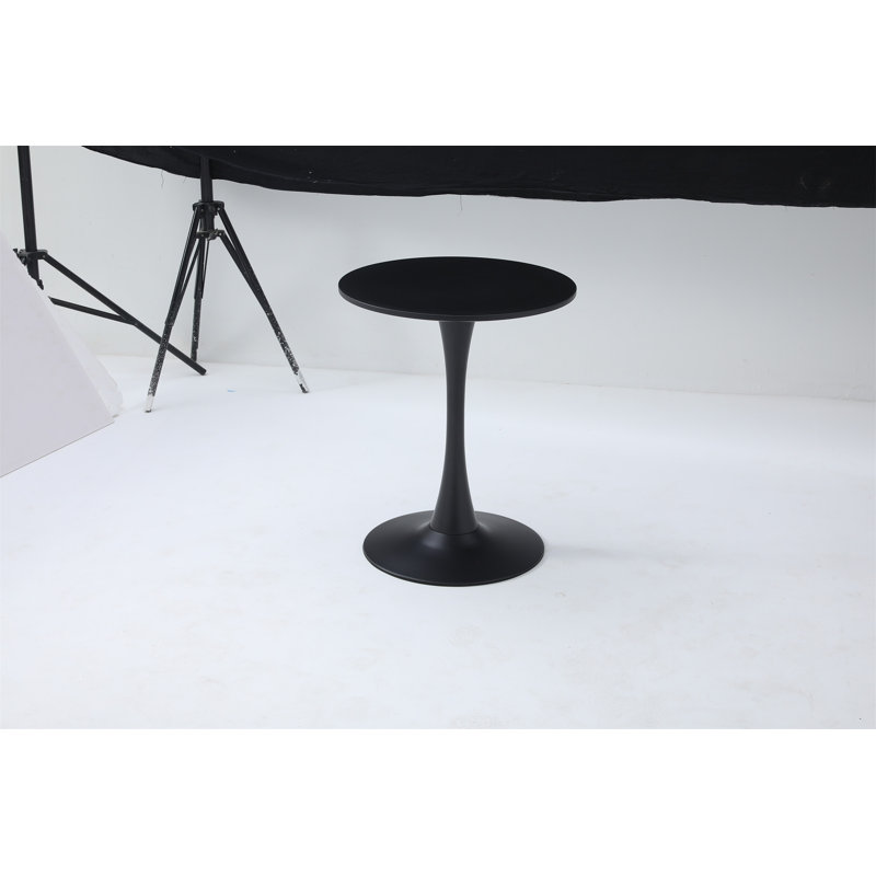 Table de salle à manger ronde noire