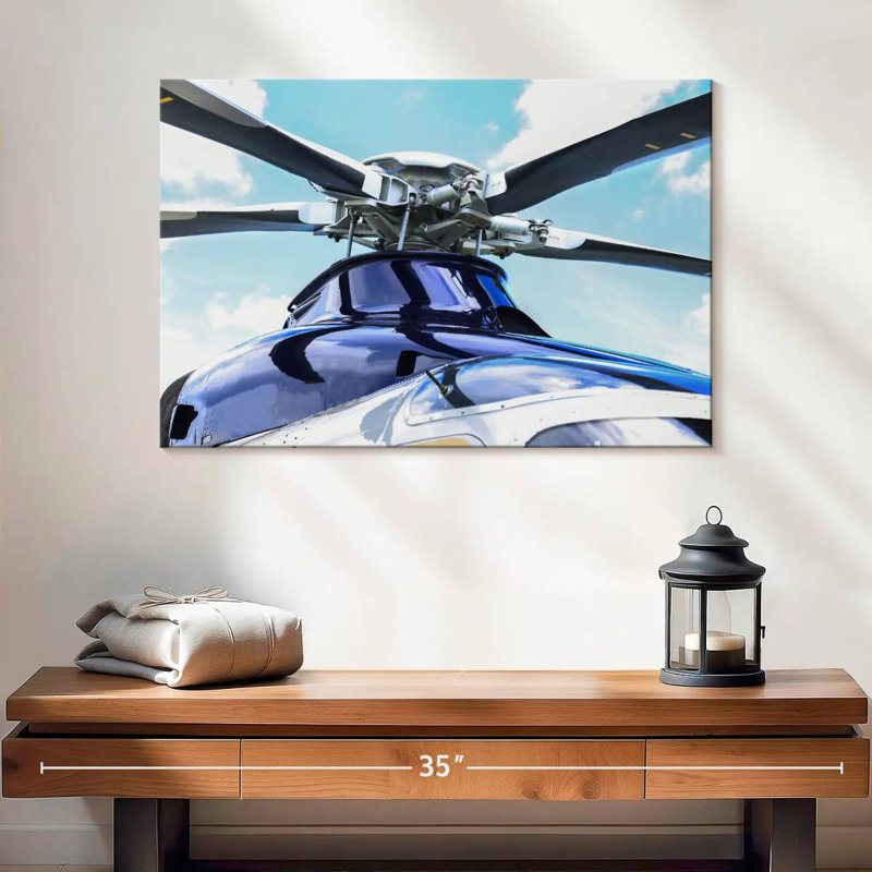Mehar Helicopter Blades, 16" H x 24" W
