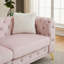 Canapé Chesterfield de luxe avec revêtement en velours et détails capitonnés-610917070