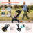 Gymax Foldable 4 Wheel Multi-Child Stroller with Storage-66369387