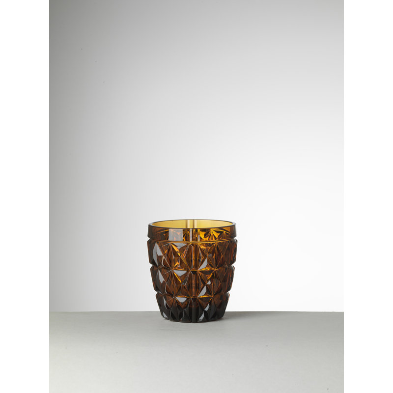 Stella 13.5oz. Acrylic Drinking Glass Set, Amber