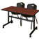 Kobe Flip-Top Training Nesting Table, 2 M Stack Chairs
