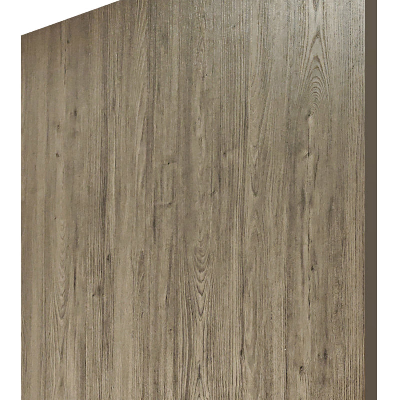 Dalle de porte intérieure grise à texture creuse, 96 po x 22 po
