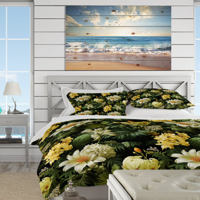 Ensemble de housse de couette Boho Botanical Oasis Palm II