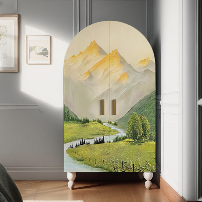 Armoire multifonctionnelle moderne et simple pour chambre à coucher, Ivoire blanc