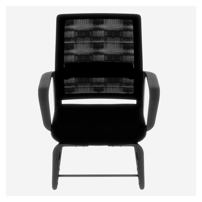 Chaise de bureau ergonomique en filet avec structure en forme d'arc - Siège de bureau confortable pour la maison et le bureau