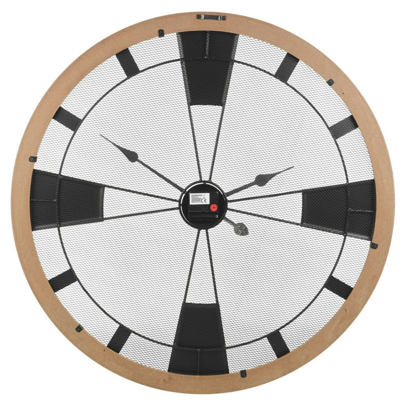 Mcelhaney Wood Wall Clock