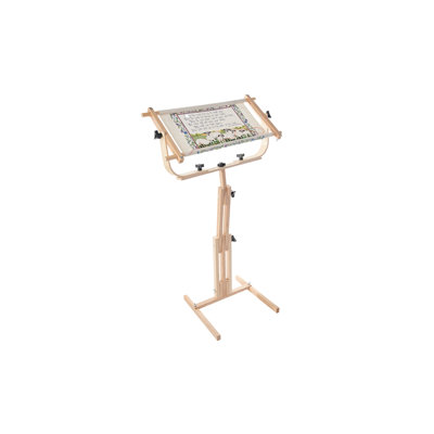 Edmunds Stitchers Wonder! Adjustable Craft Stand with 8.5" X 24" Split Rail Scroll Frame