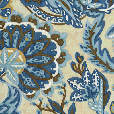 Tapisserie indigo I