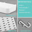Plastic Wall Organizer with Wall Baskets