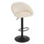 Swivel Upholstered Adjustable Height Bar Stool-366298666-458479944