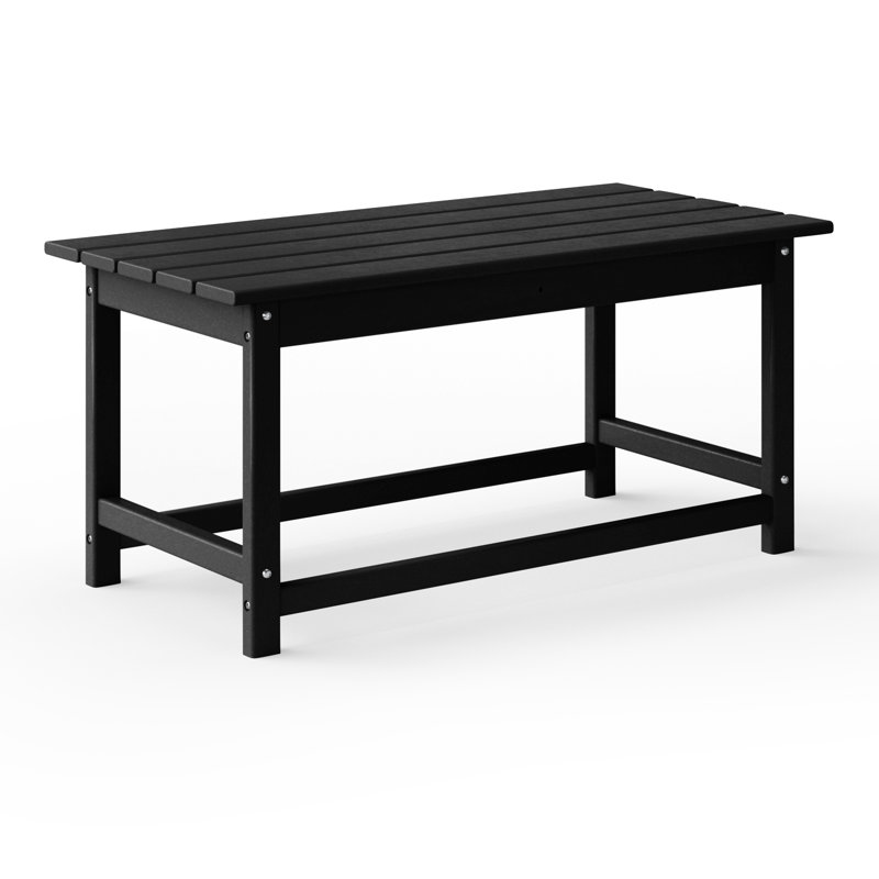 Table basse d'extérieur Laguna, Noir