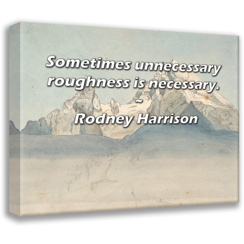 «Artsy Quote» par Rodney Harrison, toile tendue avec châssis