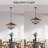 6-Light Hand-Woven Rattan Cone Pendant Chandelier-1229477540-1229477562