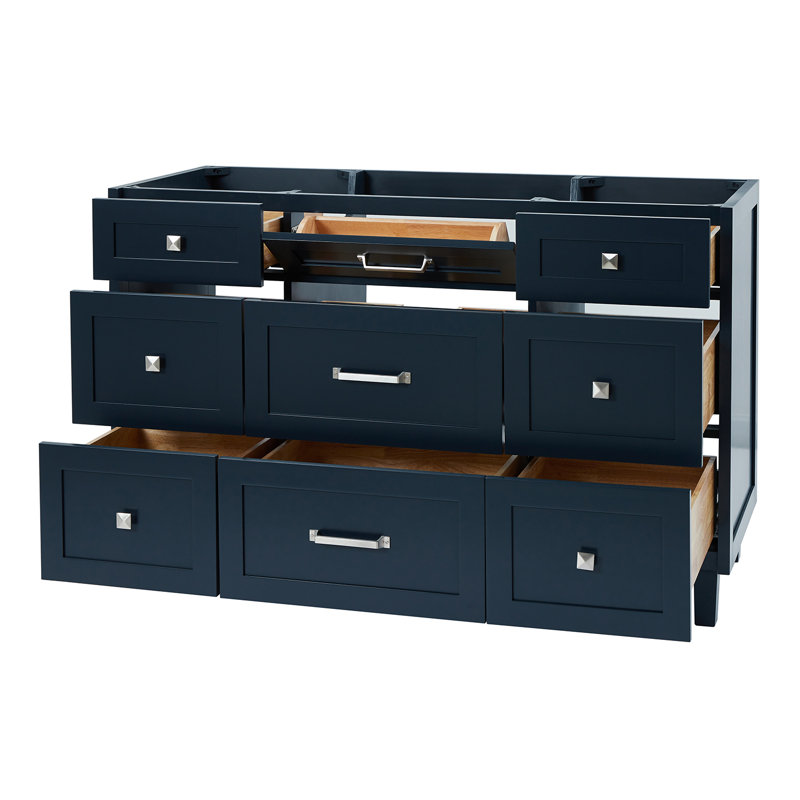 ARIEL Monroe 54 Single Bathroom Vanity Base Only, Blue