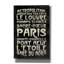  «Paris» par Erin Clark, art mural sur toile, 12 po x 18 po-848256629
