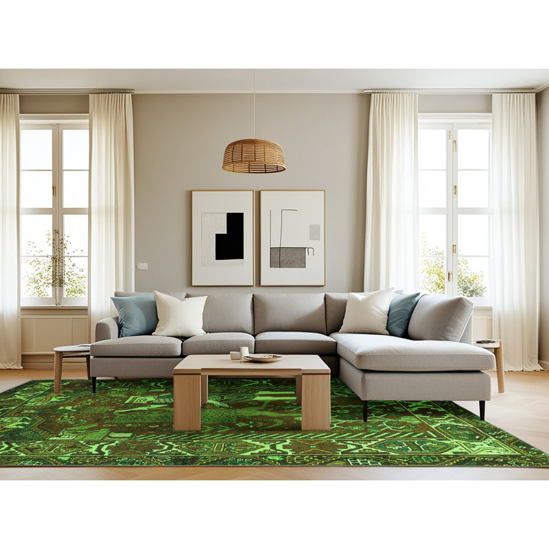 Performance Toile Indoor Rug, Rectangle 8' x 12'