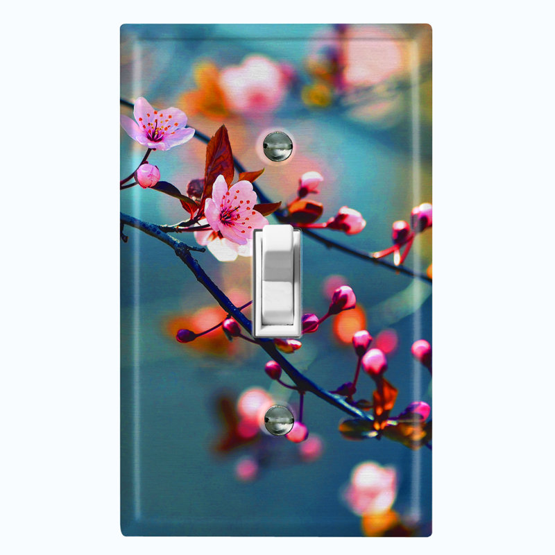 Flowers Animals 1 - Gang Toggle Light Switch Standard Wall Plate