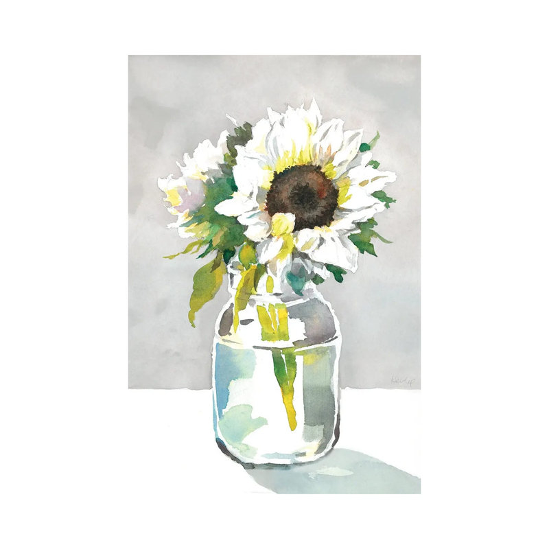 Sunflower I by Theresa Heidel - Wrapped Canvas Print, 101.6 cm H x 66.04 cm W x 3.175 cm D